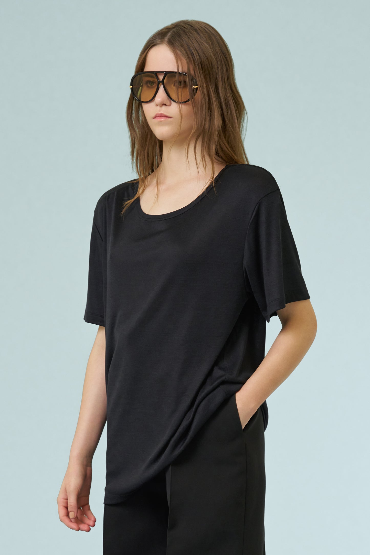 THE MOTION EDIT T-SHIRT IN SILK JERSEY