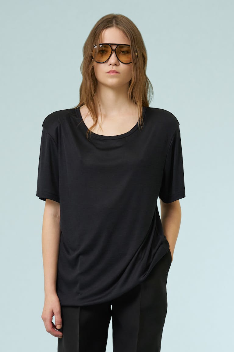 THE MOTION EDIT T-SHIRT IN SILK JERSEY